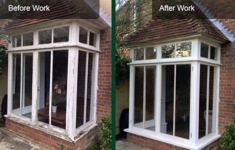 before and after box sash window